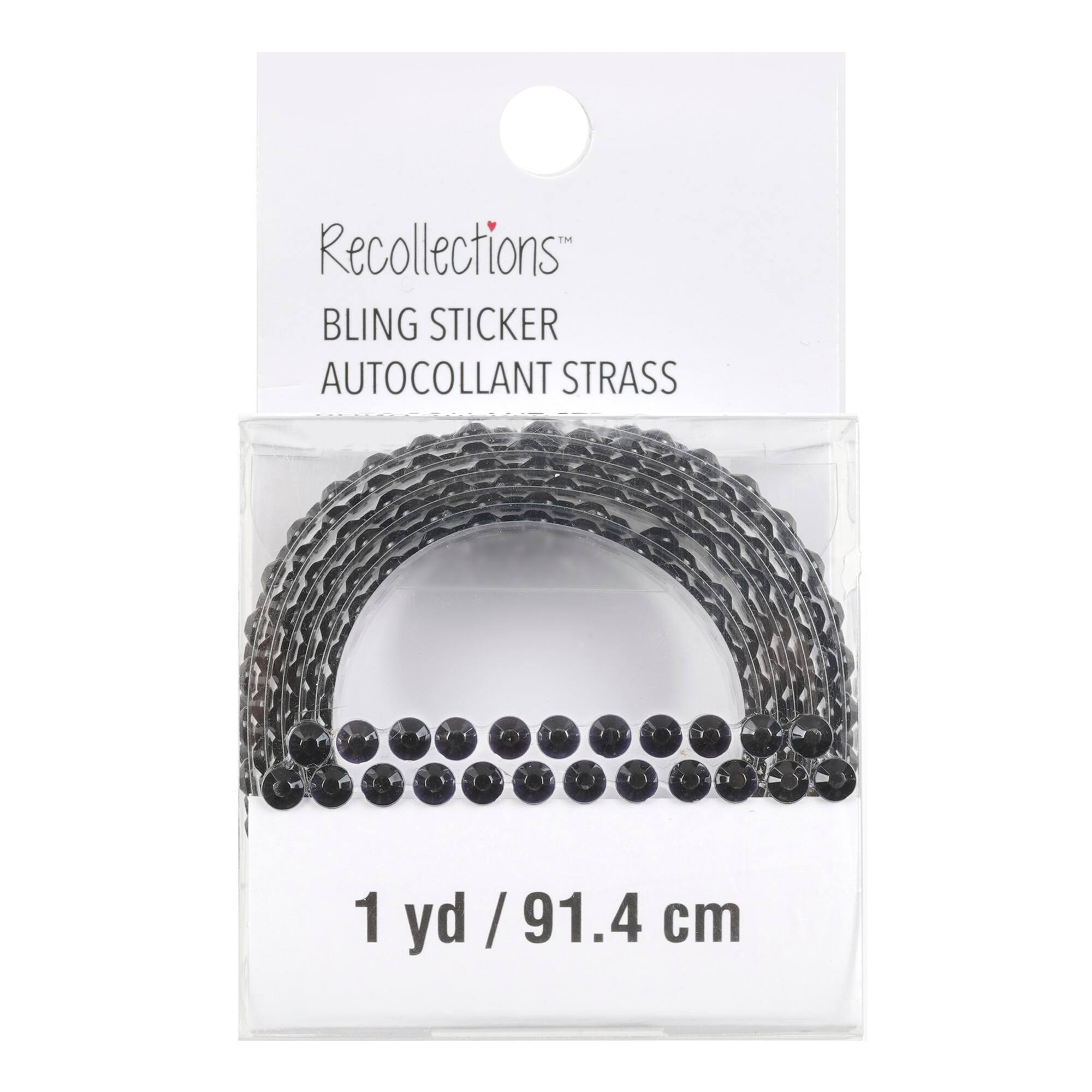12 Pack: Double Row Rhinestones Stickers by Recollections™ Bling on a Roll